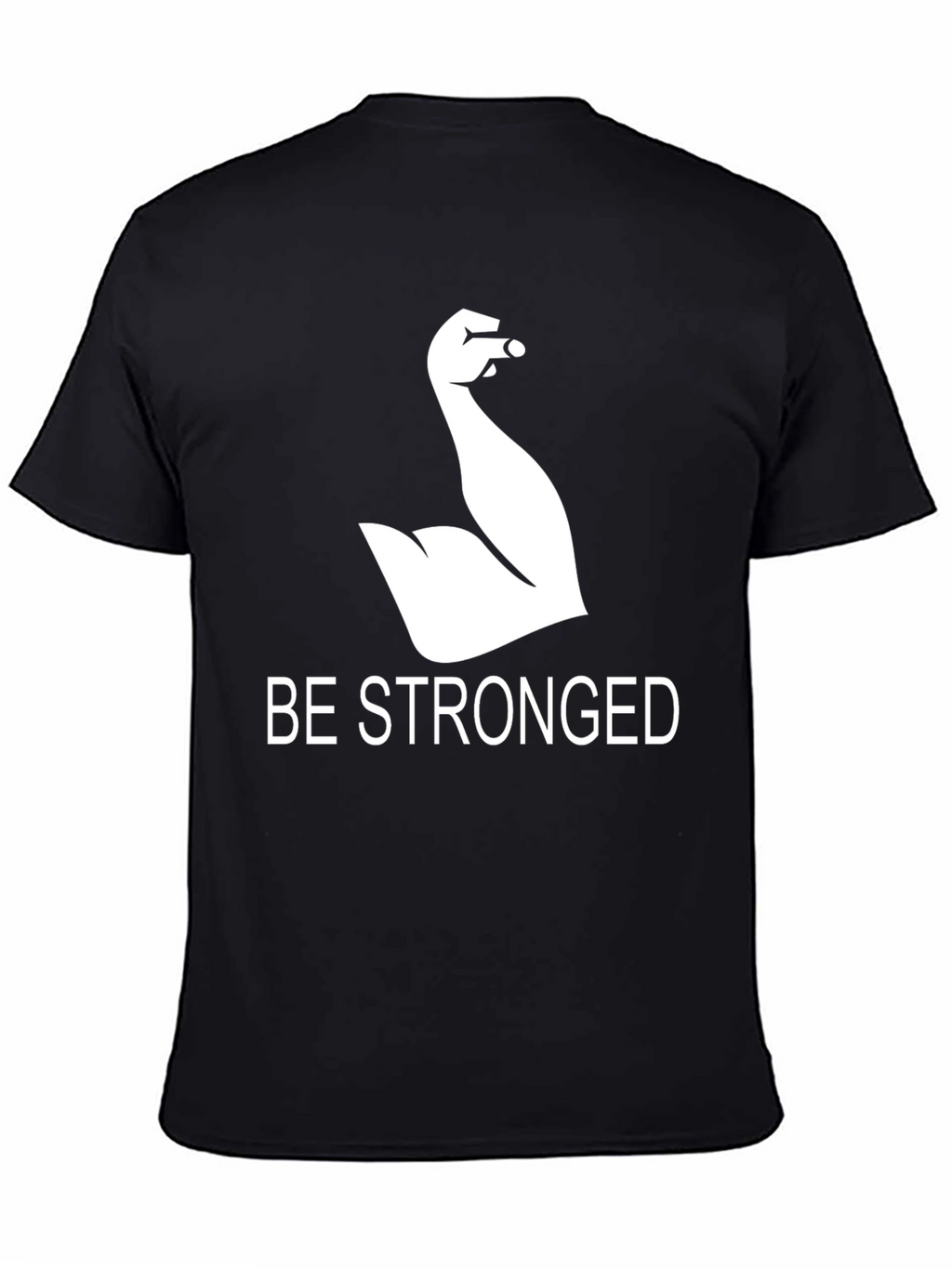 Be Stronged Graphic T-Shirt - Black