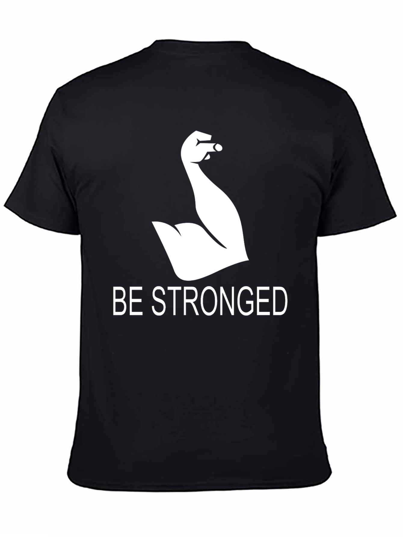 Be Stronged Graphic T-Shirt - Black