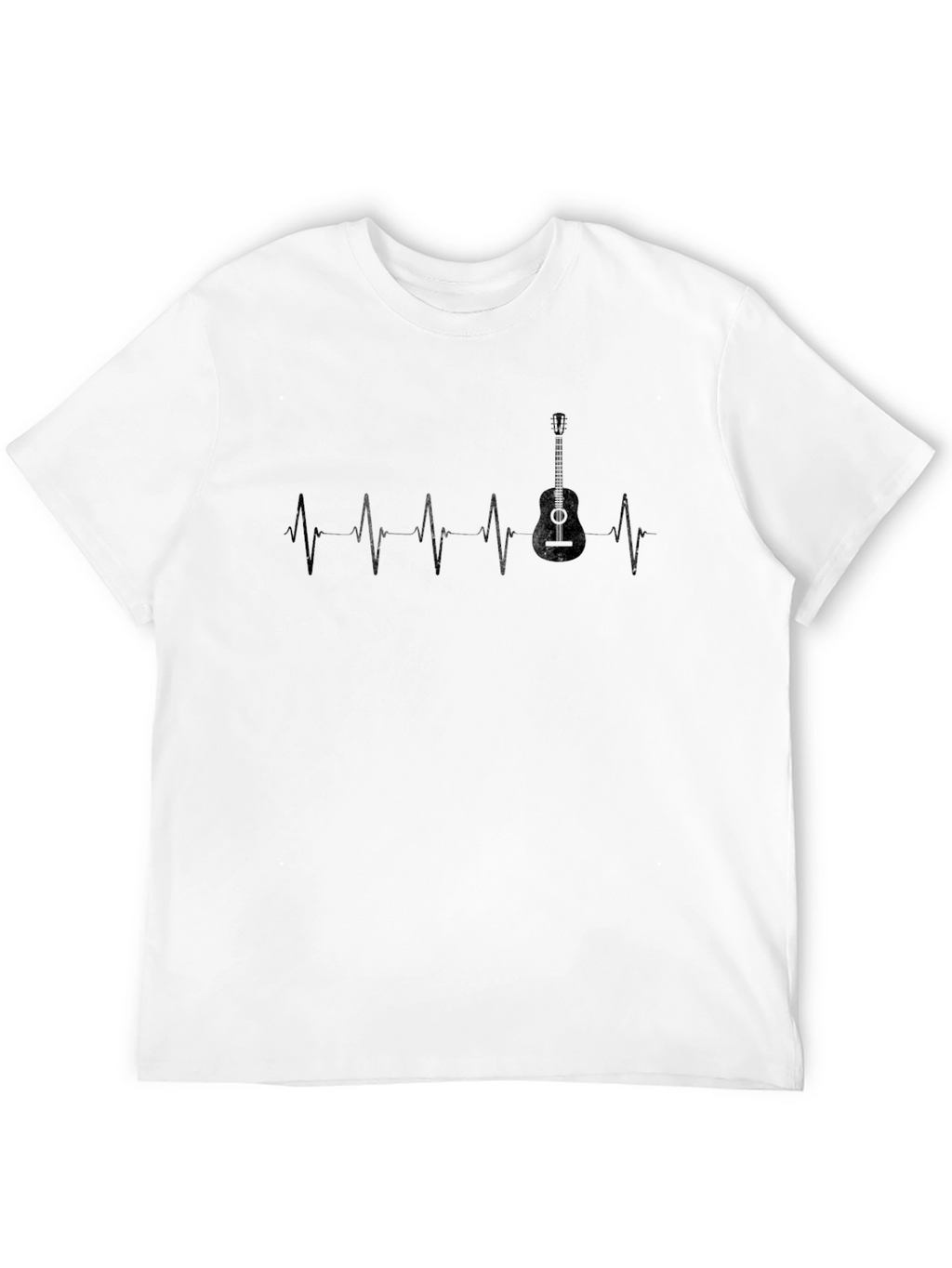 Guitar Heartbeat T-Shirt - Musician Tee