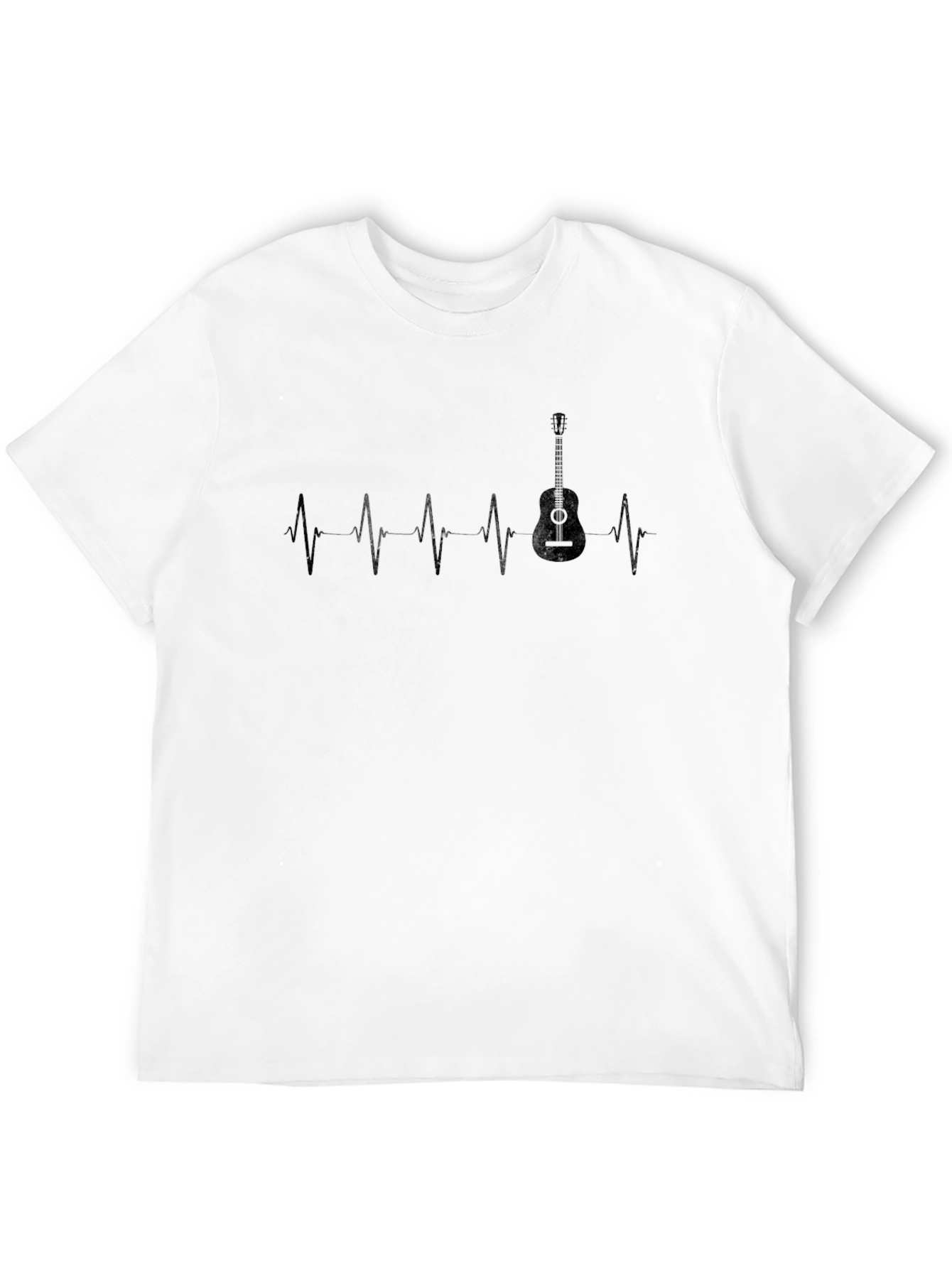 Guitar Heartbeat T-Shirt - Musician Tee