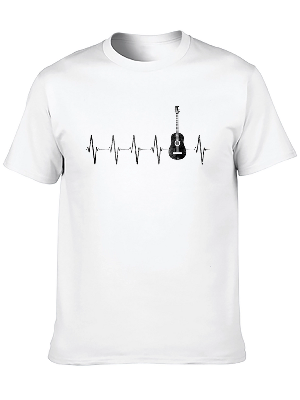 Guitar Heartbeat T-Shirt - Musician Tee