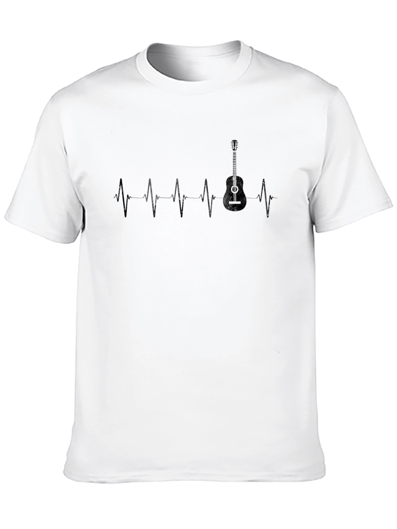Guitar Heartbeat T-Shirt - Musician Tee