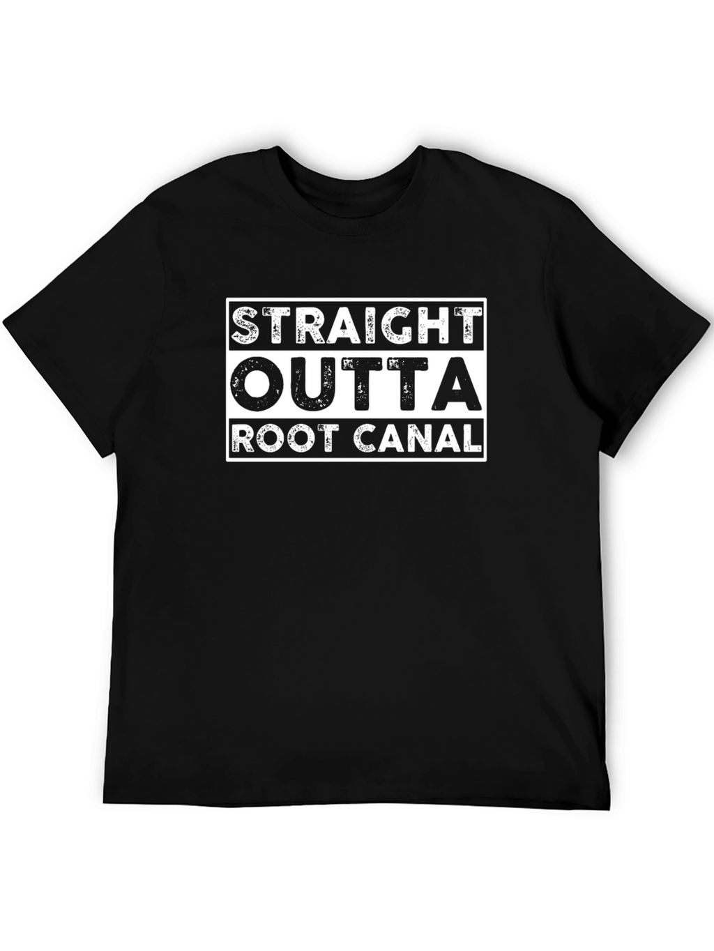 Straight Outta Root Canal Black T-Shirt