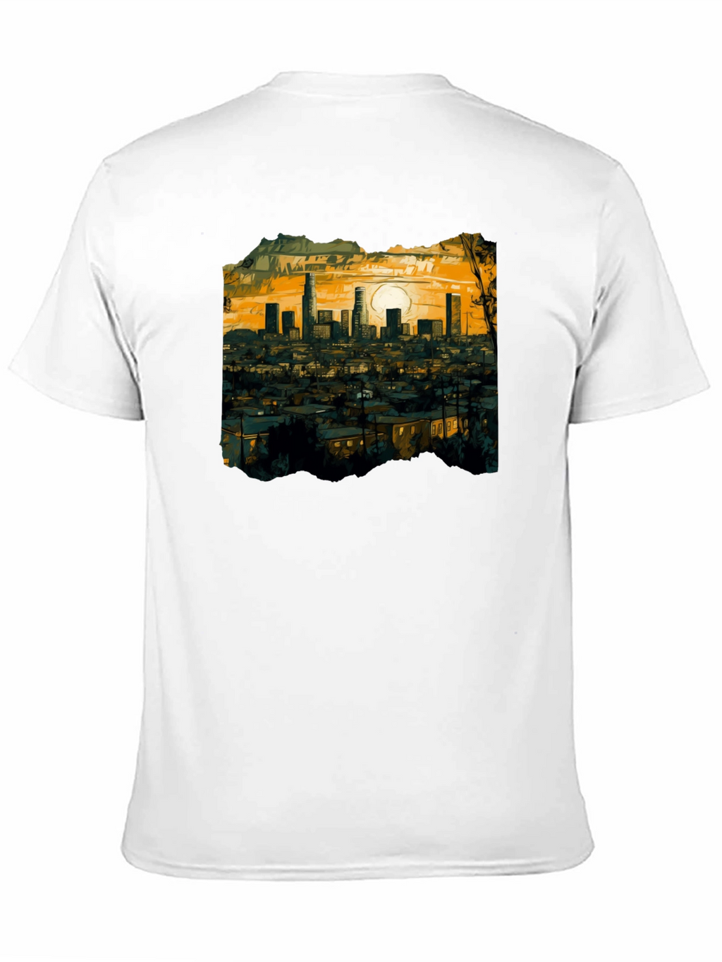 LA Sunset Graphic Tee - Soft Cotton Comfort