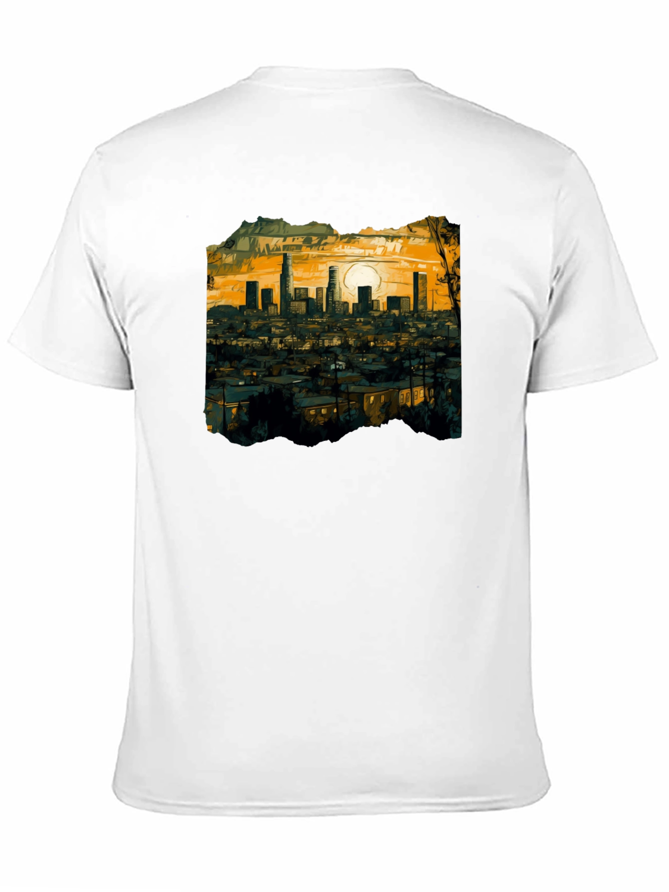 LA Sunset Graphic Tee - Soft Cotton Comfort