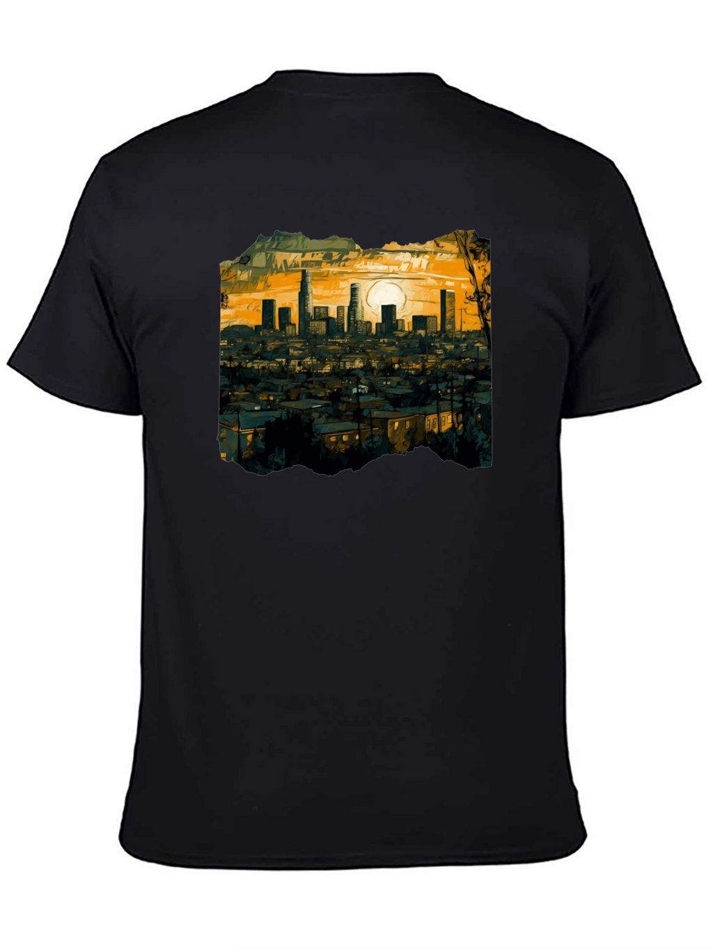 LA Sunset Graphic Tee - Soft Cotton Comfort