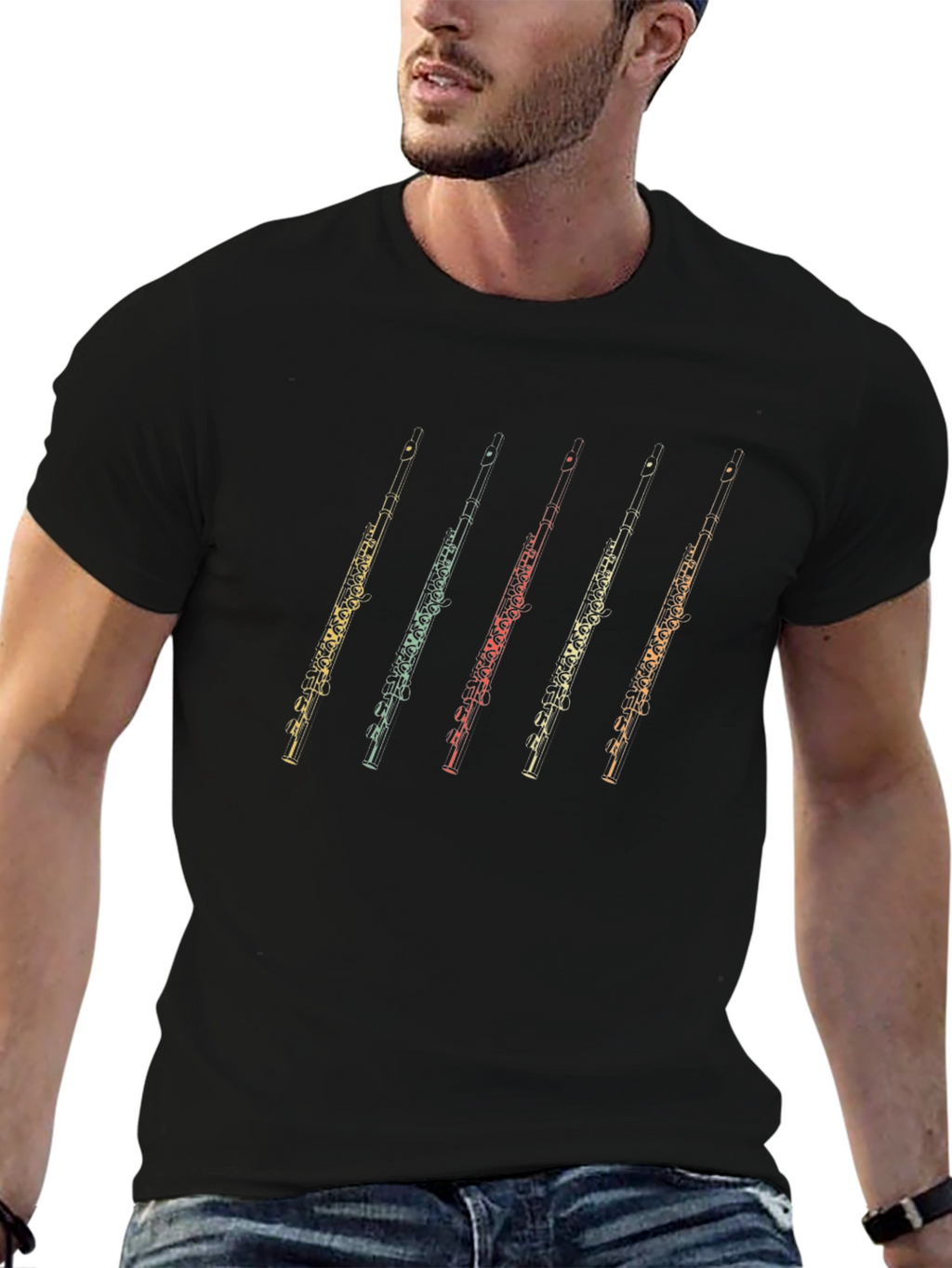 Retro Oboe T-Shirt - Music Lover Tee