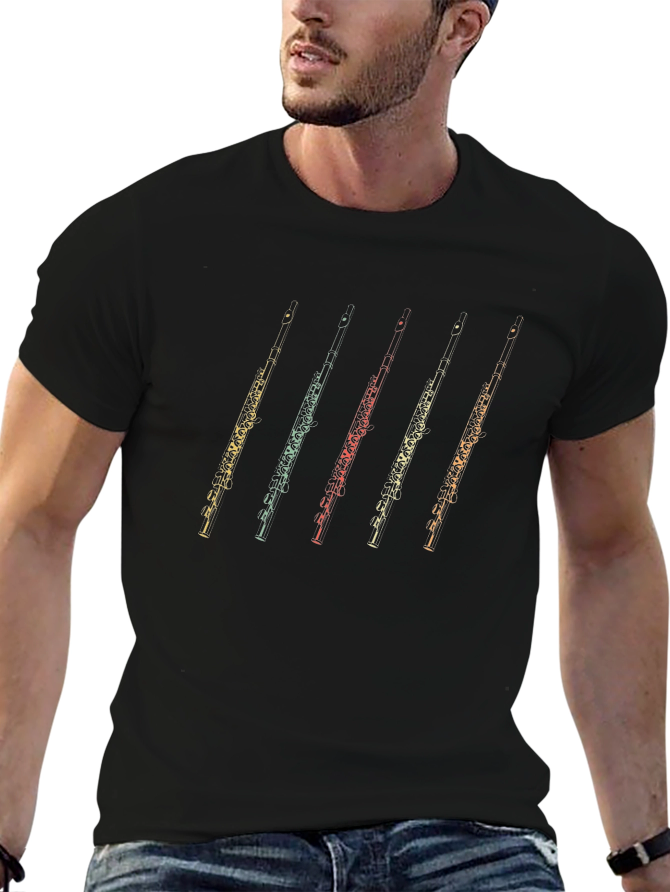 Retro Oboe T-Shirt - Music Lover Tee