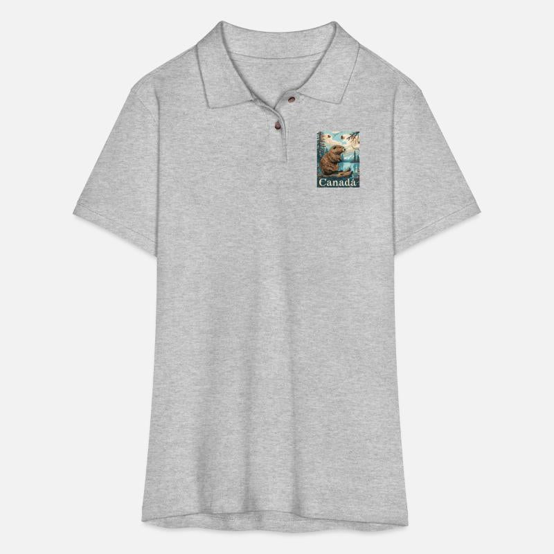 Canada Beaver Wilderness Scene with Stunning