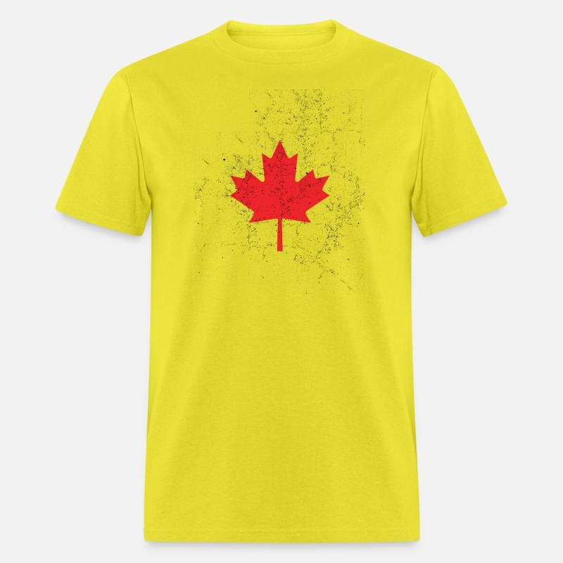 canada happy day maple leaf flag retro vintage