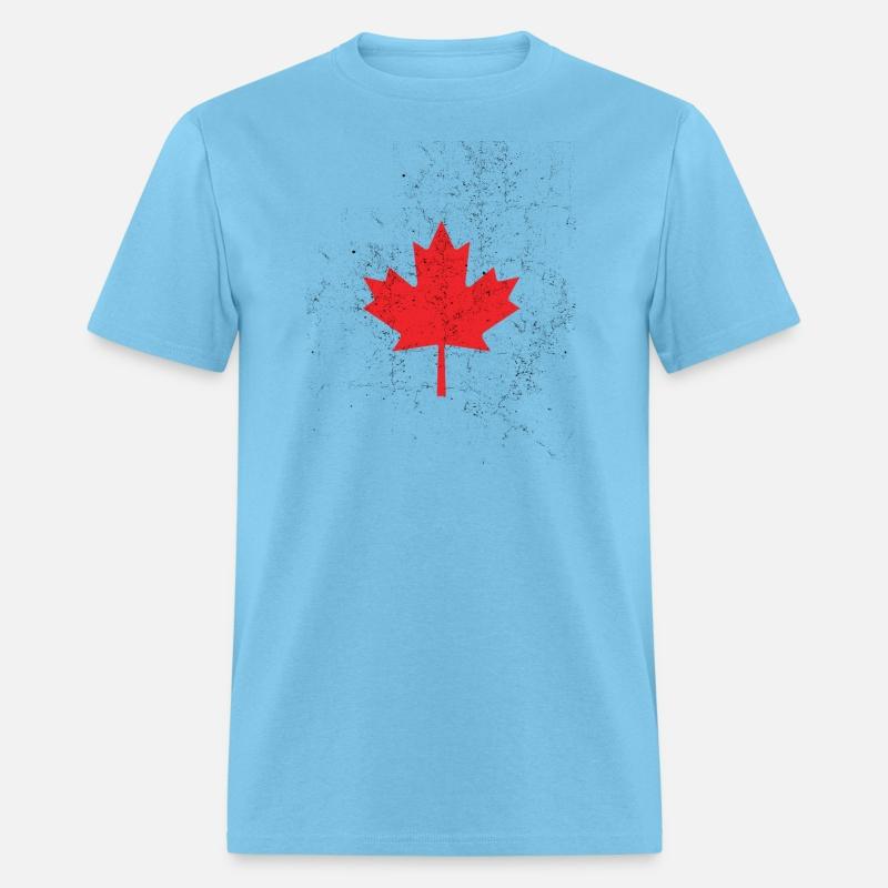 canada happy day maple leaf flag retro vintage