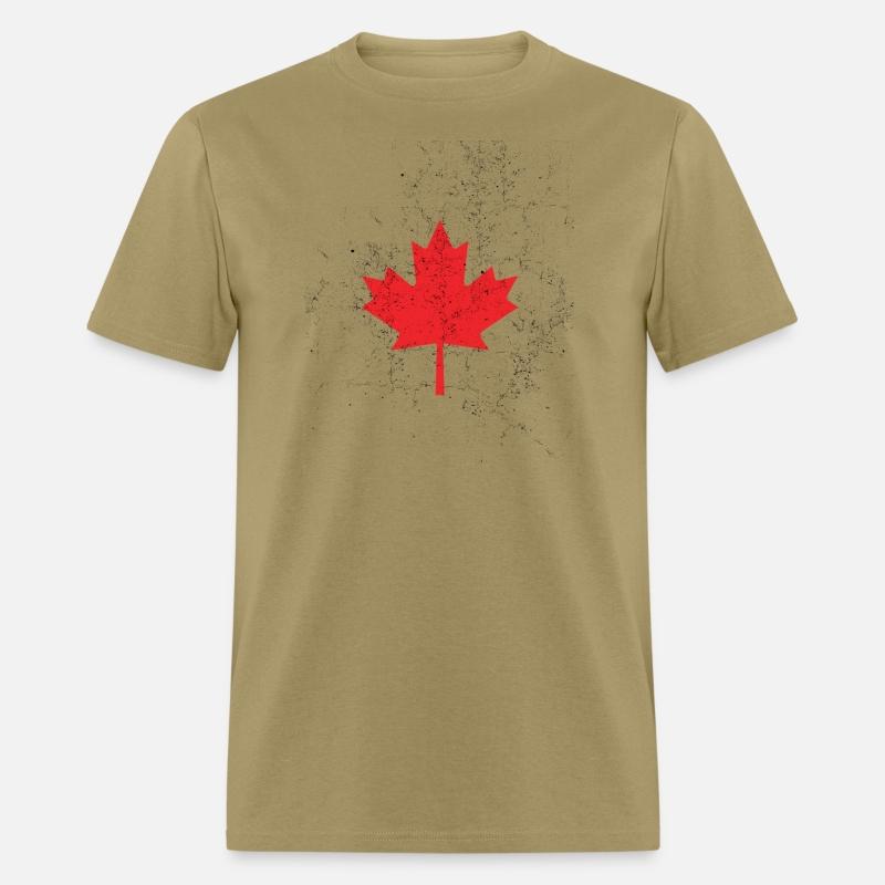 canada happy day maple leaf flag retro vintage