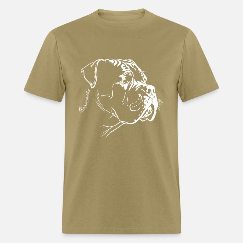 Cane Corso Face Gentle Giant Silhouette Line Art