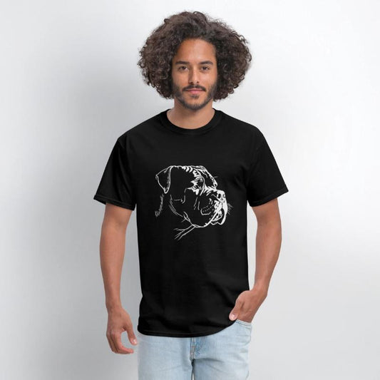 Cane Corso Face Gentle Giant Silhouette Line Art