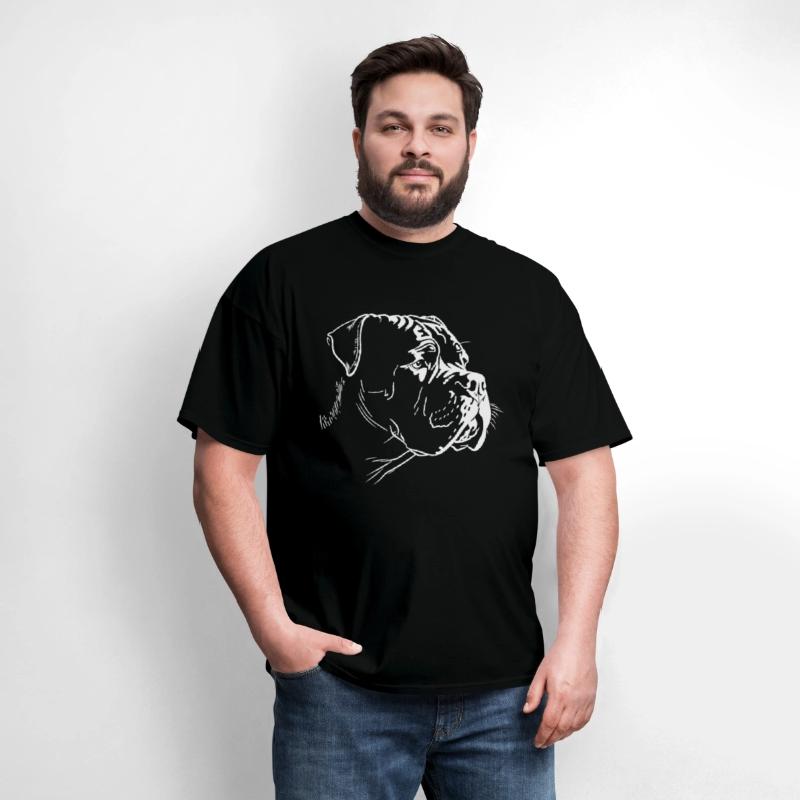 Cane Corso Face Gentle Giant Silhouette Line Art