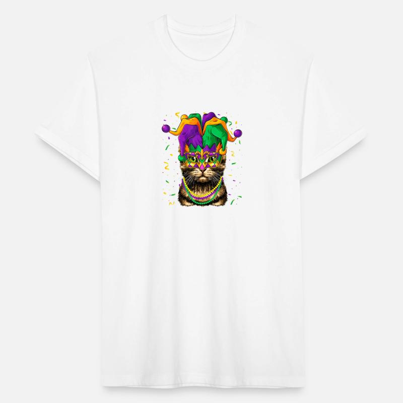 Cat Animal Lover Cute Mardi Gras Carnival Jester C