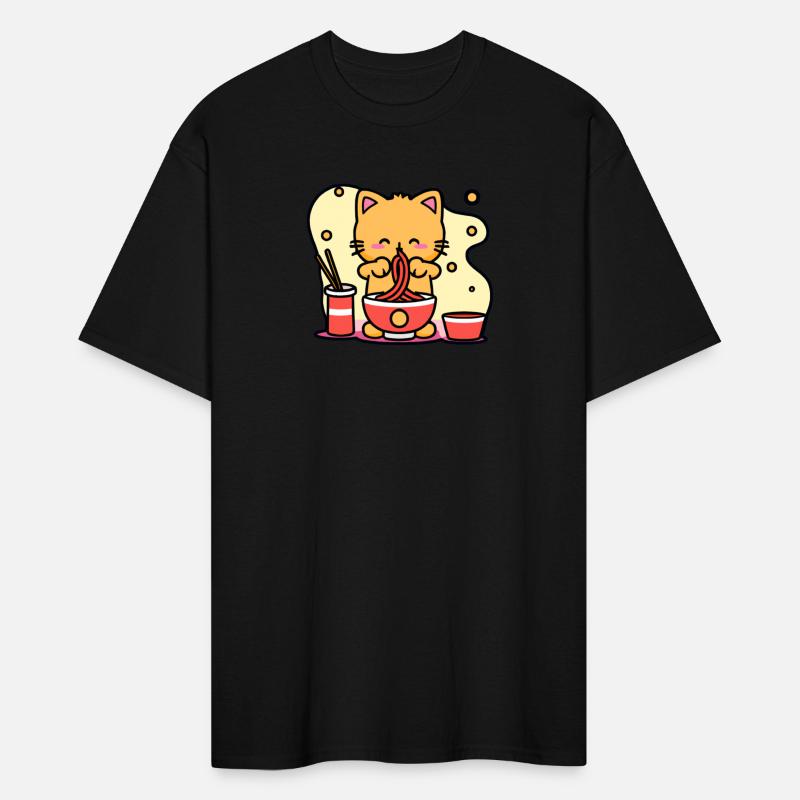 Cat Eating Spaghetti !