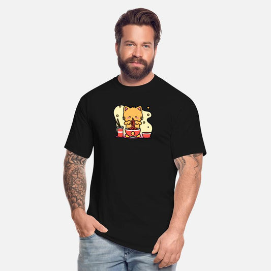 Cat Eating Spaghetti !