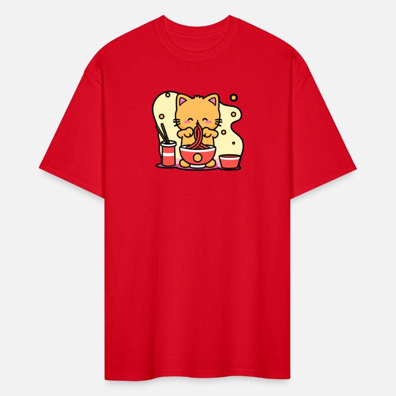 Cat Eating Spaghetti !