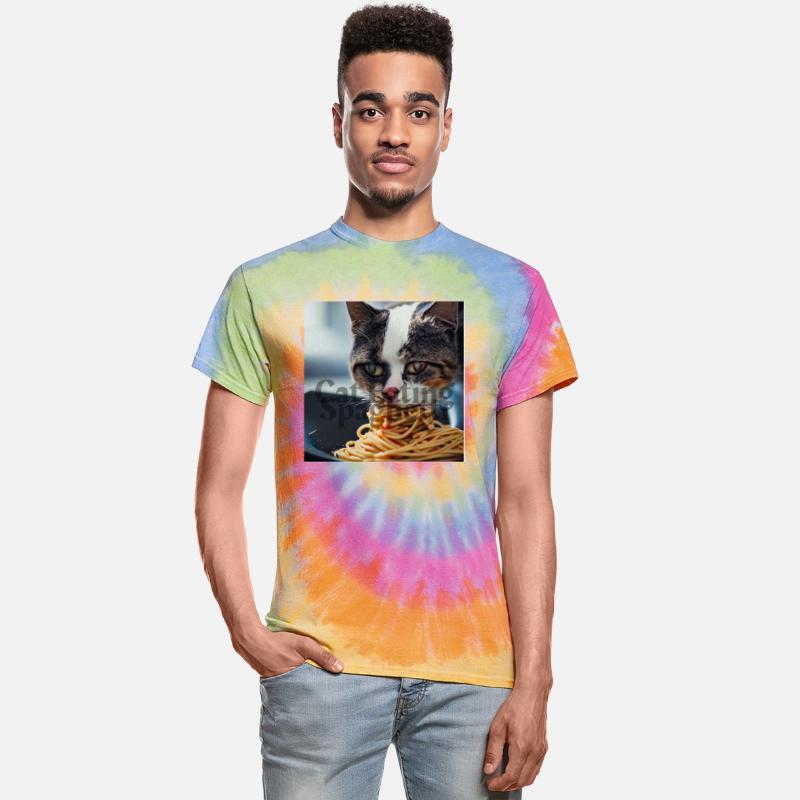 Cat Eating Spaghetti !