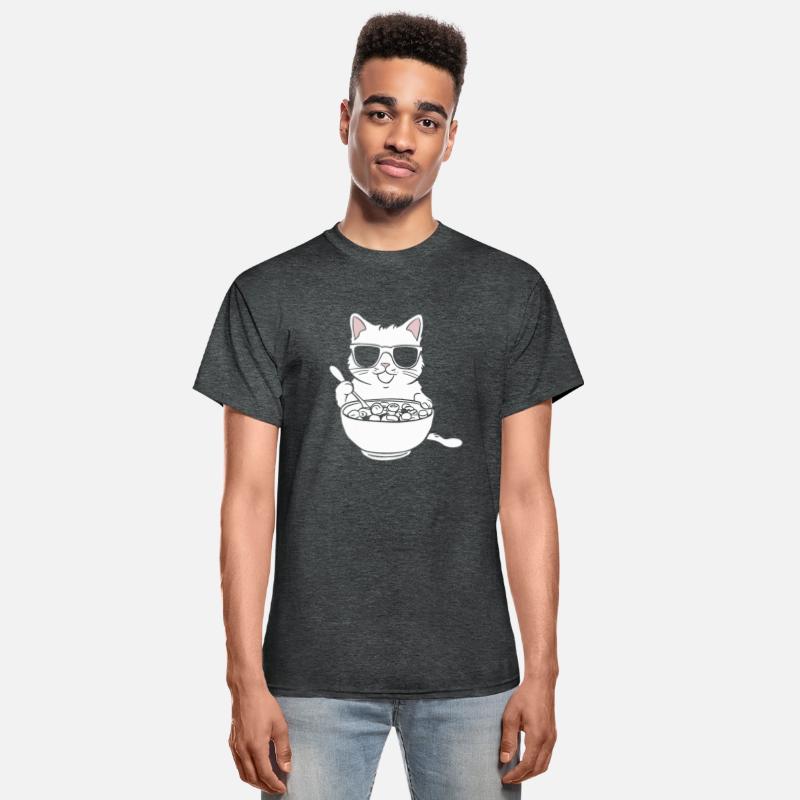 Cat Wearing Sunglasses Eating Cereal Art