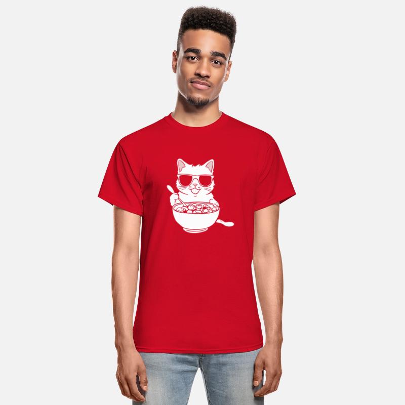 Cat Wearing Sunglasses Eating Cereal Art