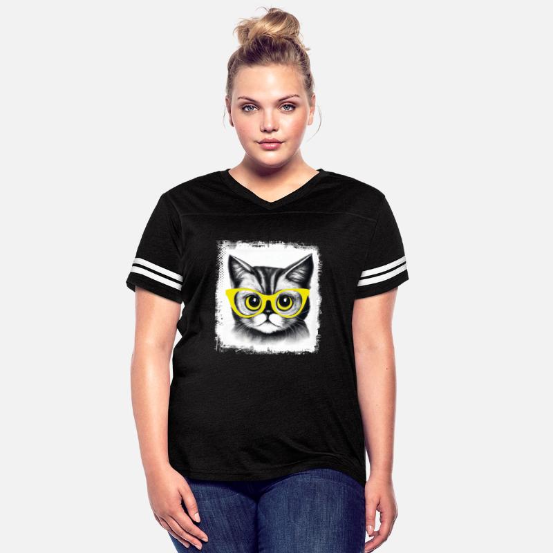 cat with funny goggles pet lovers kitty design