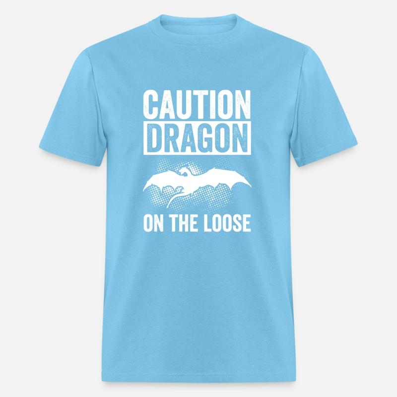Caution dragon on the loose