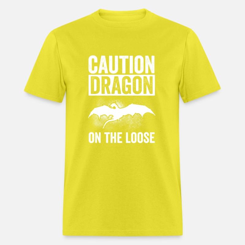 Caution dragon on the loose