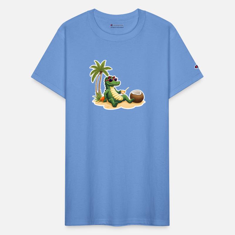 Chill Alligator on the Beach