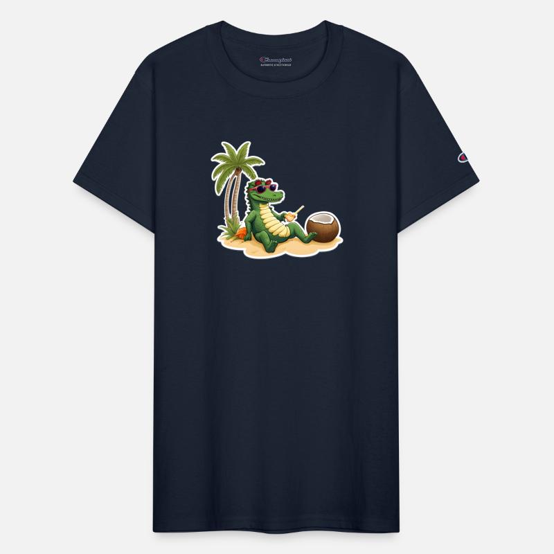 Chill Alligator on the Beach