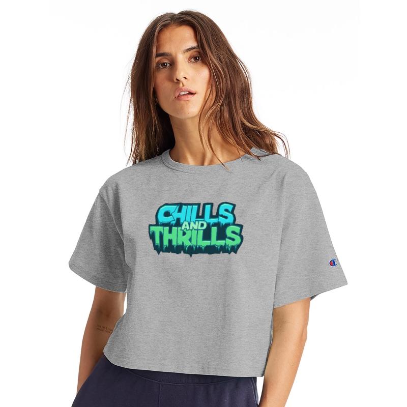 Chills and Thrills - Spooky Bold Text Art