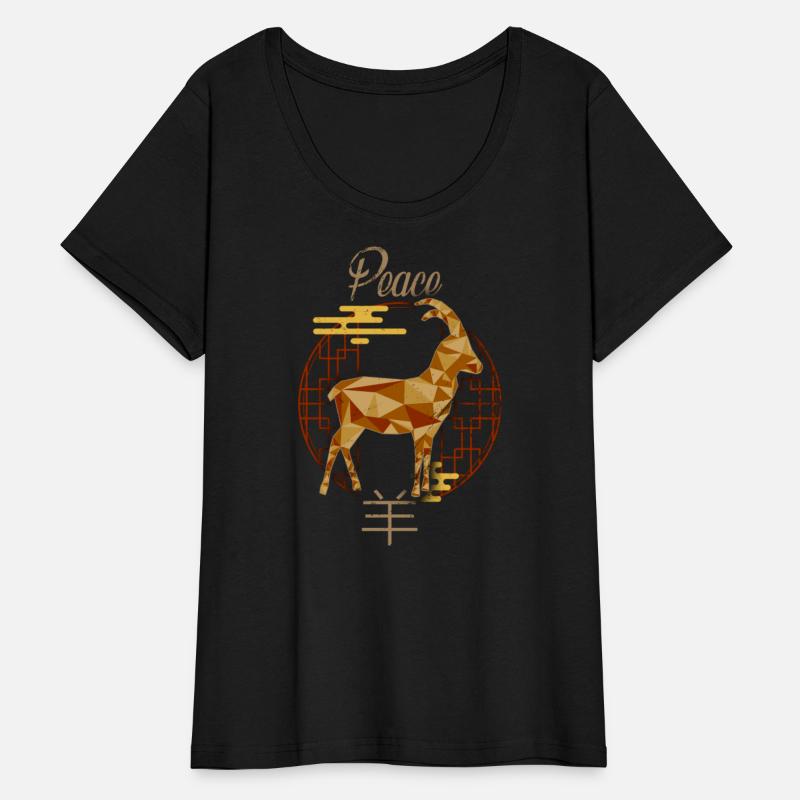 Chinese Zodiac Animals Astrology Geometric Goat At