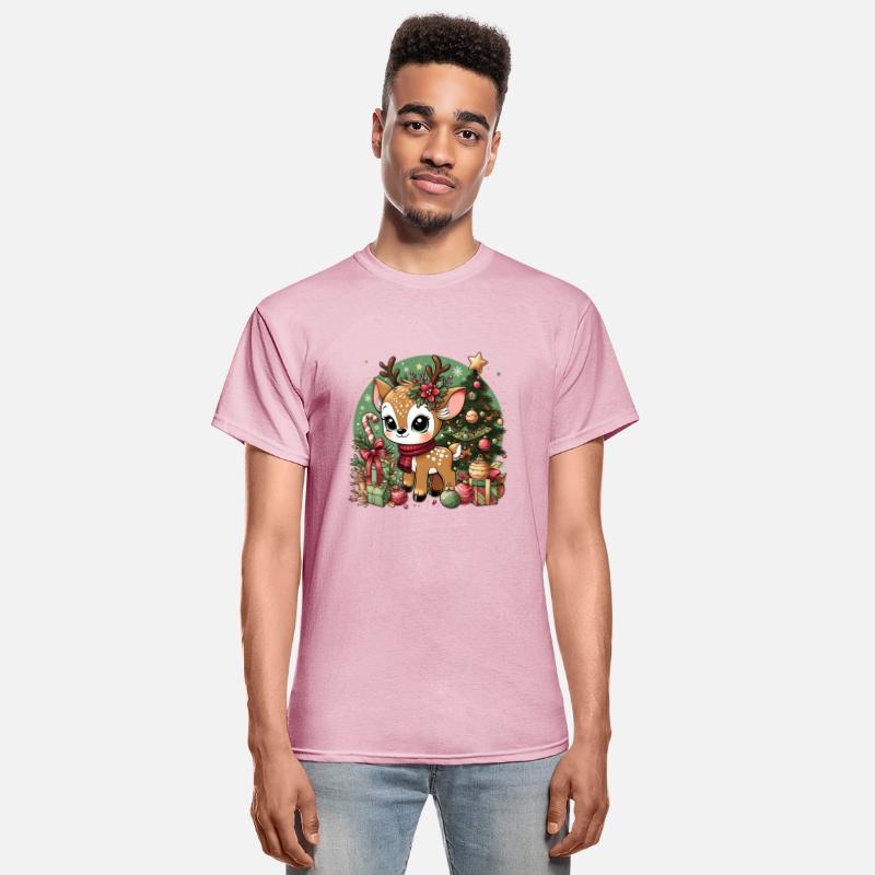 Christmas Fawn with Merry- Christmas Decorations