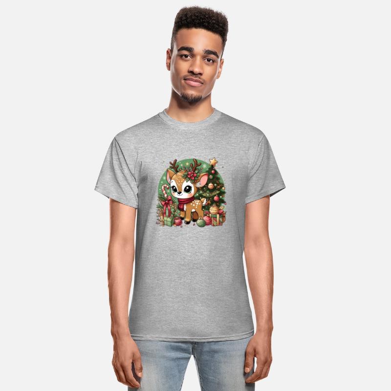 Christmas Fawn with Merry- Christmas Decorations