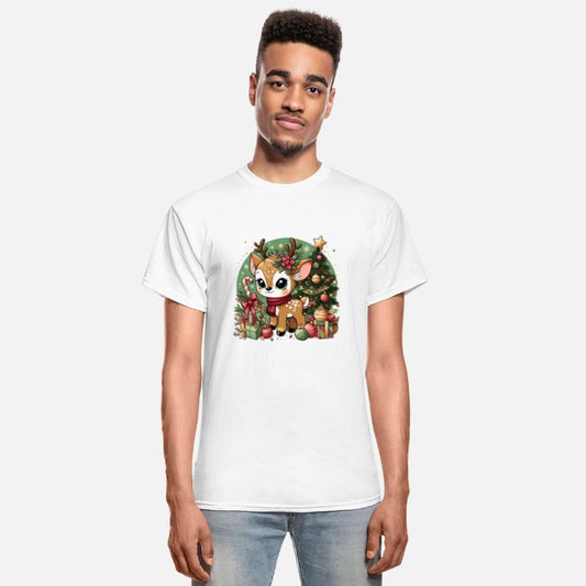 Christmas Fawn with Merry- Christmas Decorations