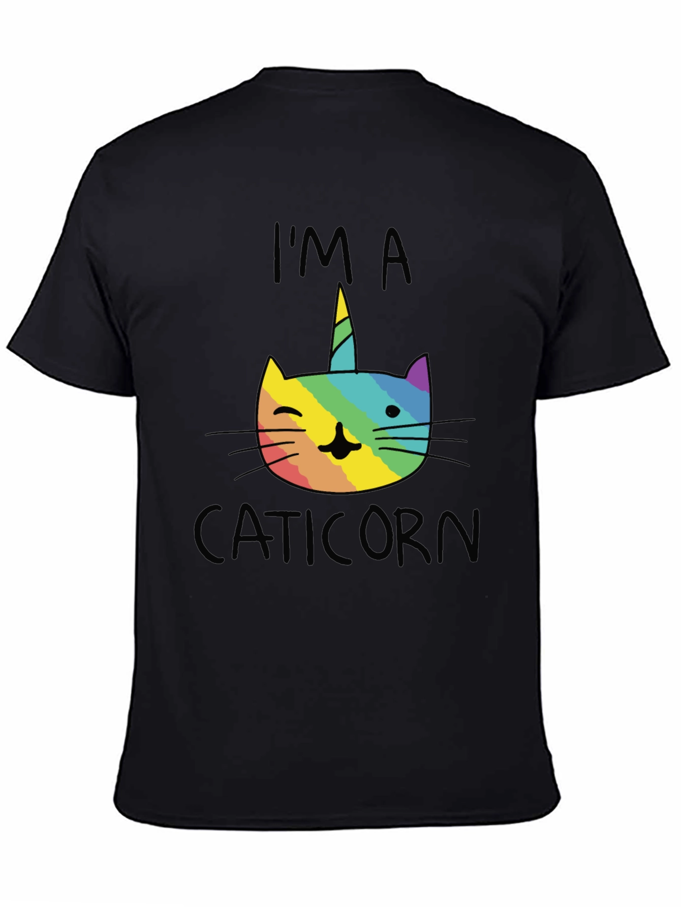 Caticorn T-Shirt - Rainbow Unicorn Cat