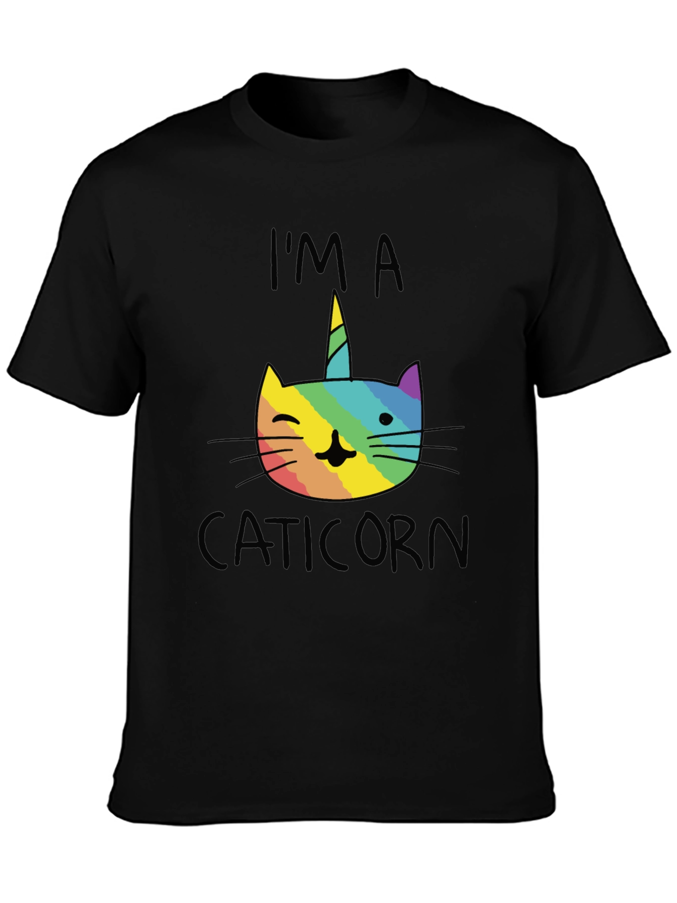 Caticorn T-Shirt - Rainbow Unicorn Cat