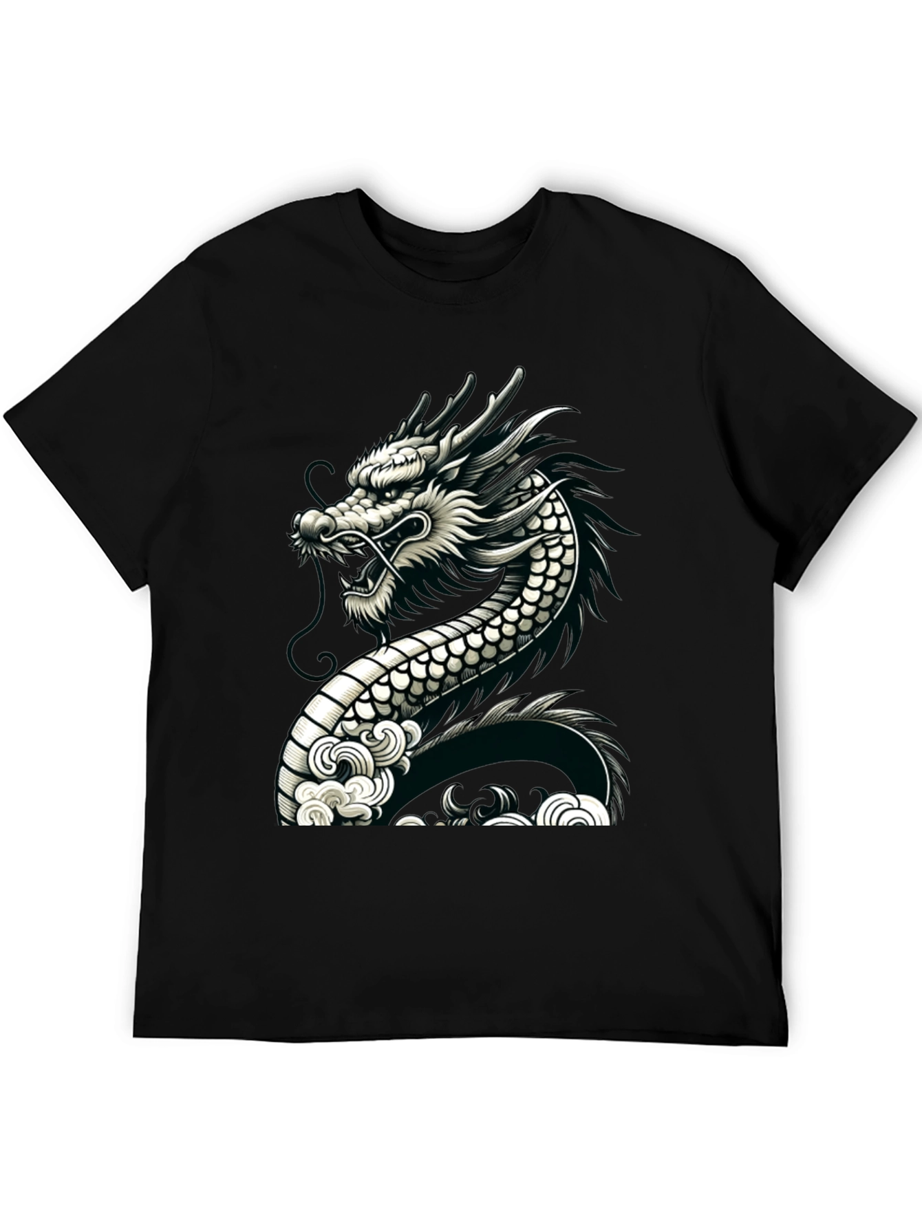 Dragon Graphic Black Tee