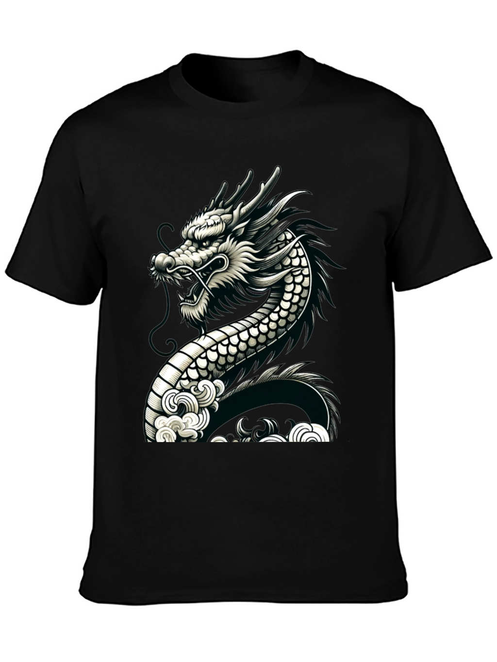 Dragon Graphic Black Tee
