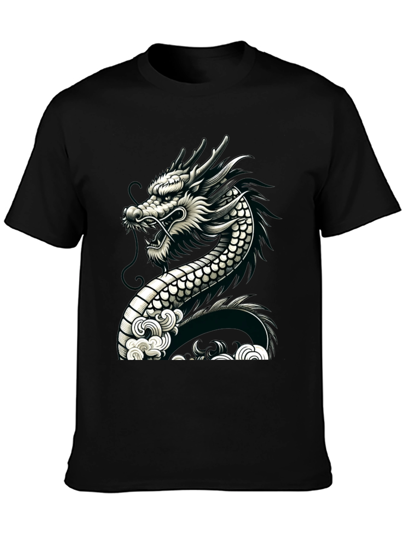 Dragon Graphic Black Tee
