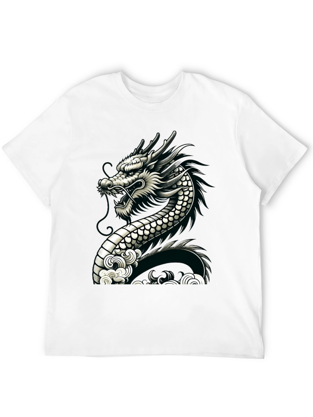 Dragon Graphic Black Tee