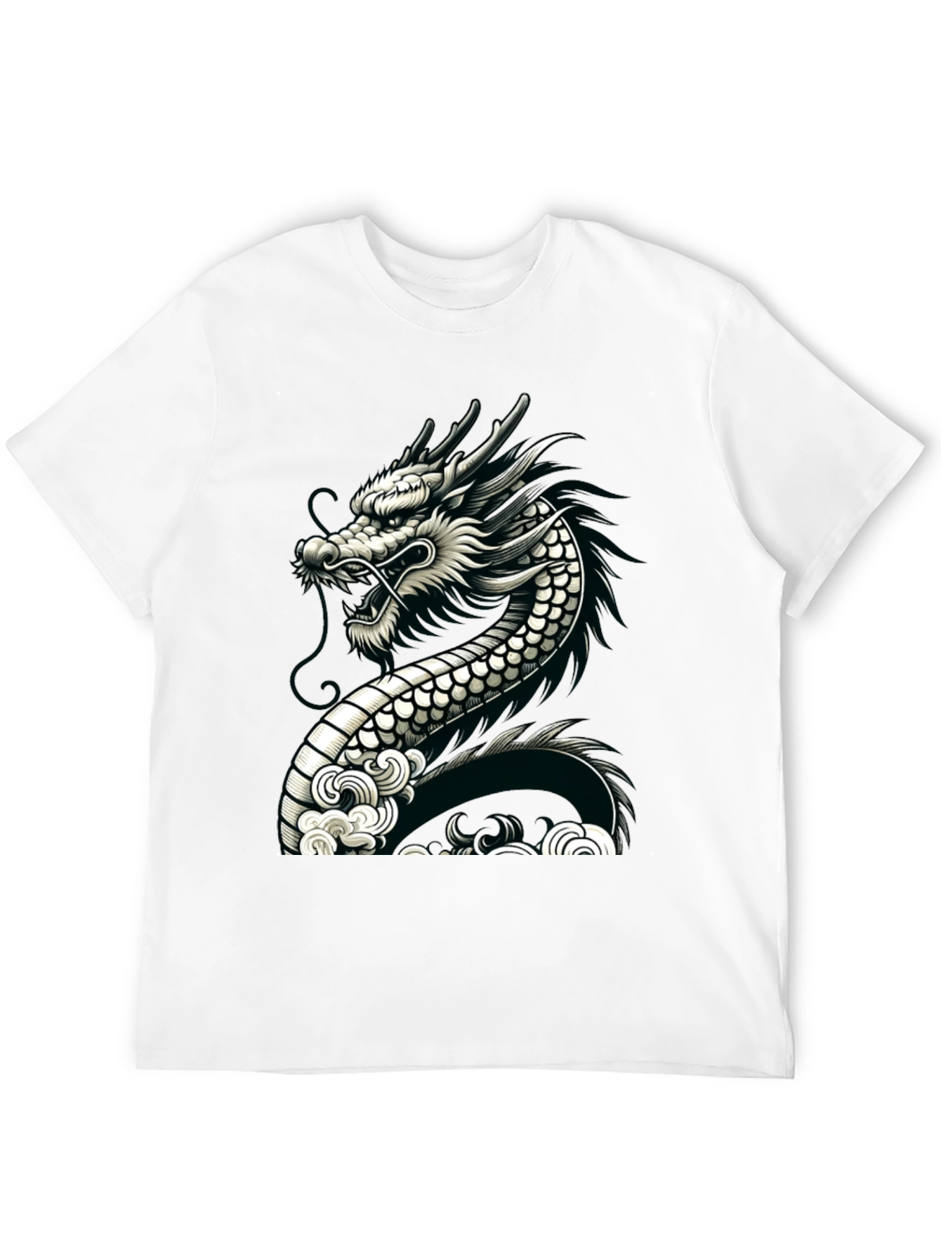 Dragon Graphic Black Tee