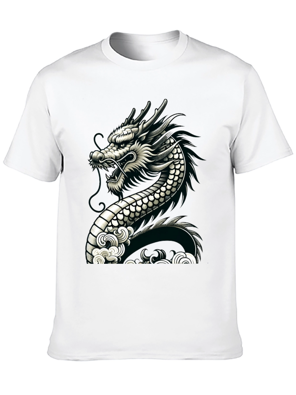 Dragon Graphic Black Tee