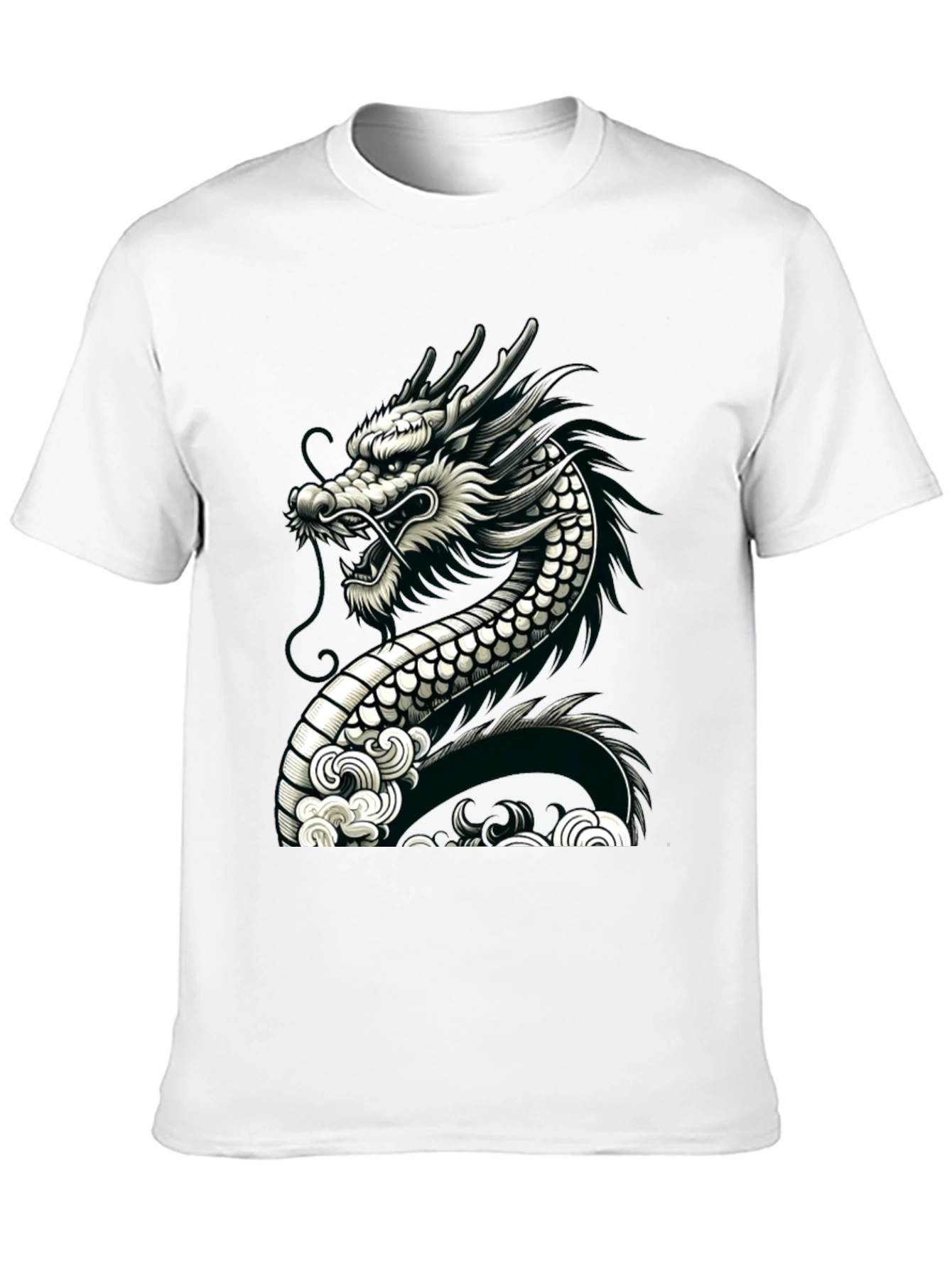 Dragon Graphic Black Tee