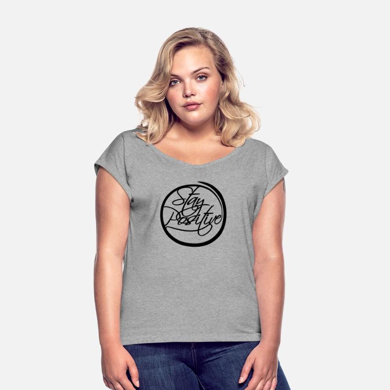 circle around cool text stay positive stay positiv