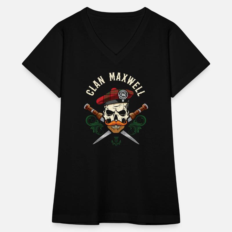 Clan Maxwell Scottish Skull Crest Badge Dirk