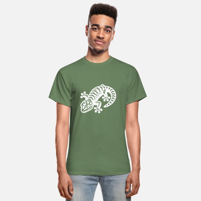 Clever Gecko In Tattoo Style