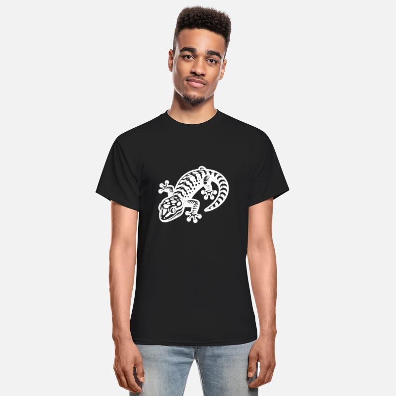 Clever Gecko In Tattoo Style