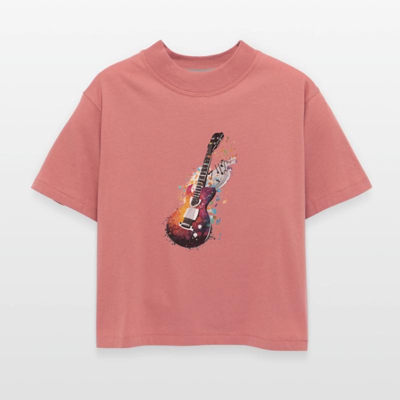 colored guitar